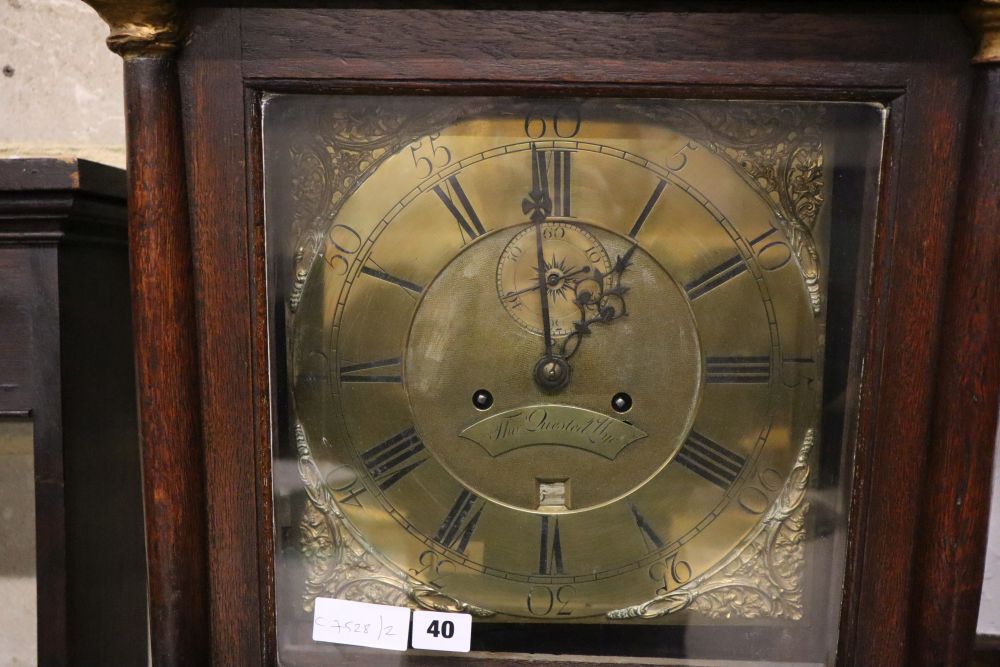 Thomas Quested, Rye. A George III oak eight day longcase clock, height 216cm